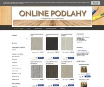 Onlinepodlahy.cz(Online podlahy) Screenshot