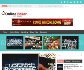 Onlinepokertextbook.com Screenshot