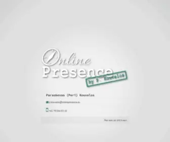 Onlinepresence.eu(Online Presence by P) Screenshot