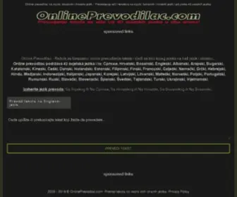 Onlineprevodilac.com(Online Prevodilac na srpski) Screenshot