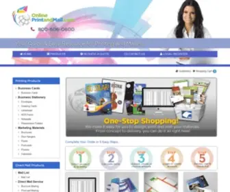 Onlineprintandmail.com(Best value online printing company) Screenshot