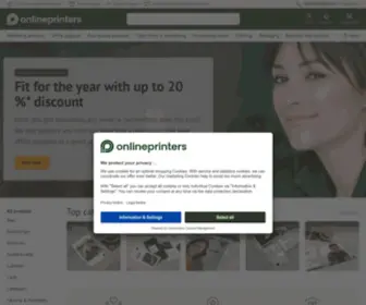 Onlineprinters.co.uk(Online Printing Services) Screenshot