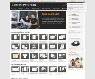 Onlineprinters.cz(Online tiskĂĄrna) Screenshot