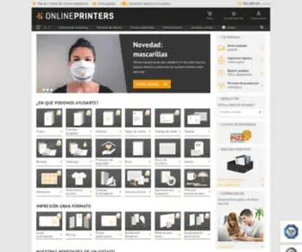 Onlineprinters.es(Imprenta online) Screenshot
