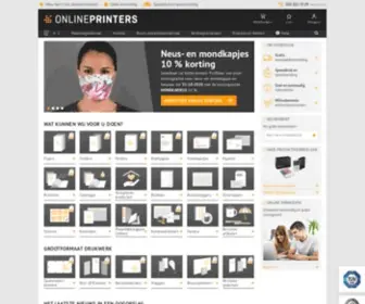 Onlineprinters.nl(Goedkoop drukwerk bij Onlineprinters) Screenshot