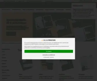Onlineprinters.se(Tryck billigt online) Screenshot