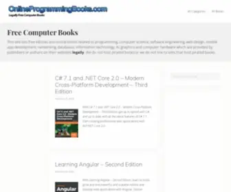Onlineprogrammingbooks.com(Download Free Computer Books) Screenshot