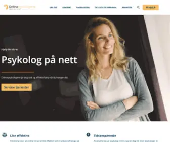 Onlinepsykologene.no(Onlinepsykologene) Screenshot