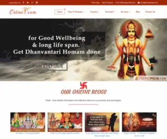 Onlinepuja.com(Free Online Puja Services) Screenshot