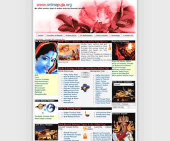 Onlinepuja.org(We offer various types of online puja homam service) Screenshot