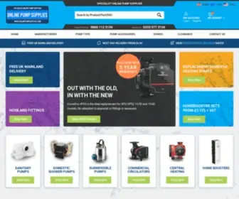 Onlinepumpsupplies.com(Industrial Pumps) Screenshot