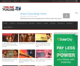 Onlinepunjab.tv(Watch Punjabi Movies News) Screenshot