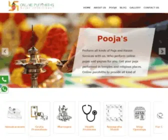 Onlinepurohiths.com(Book Online Pandit for Puja in Bangalore) Screenshot