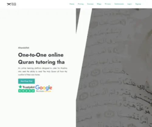 Onlinequrantuition.co.uk(Online Quran Lessons From £4 Per Hour) Screenshot