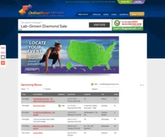 Onlineracecalendar.com(Online Race Calendar) Screenshot