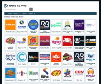 Onlineradio.com.br(Radio Online Ao Vivo do Brasil) Screenshot
