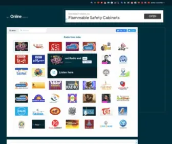 Onlineradios.in(Online radio from India) Screenshot