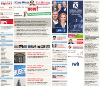 Onlinereports.ch(News, Stories, Reportagen aus Basel, Nordwestschweiz) Screenshot