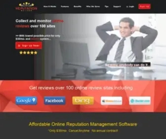 Onlinereputationmanagement.us(Online Reputation Management Software) Screenshot