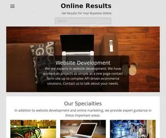 Onlineresults.com(Get Results For Your Business Online) Screenshot