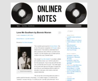 Onlinernotes.com(Onliner Notes) Screenshot