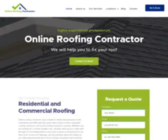 Onlineroofingcontractors.com(Trusted Roofing Contractors) Screenshot