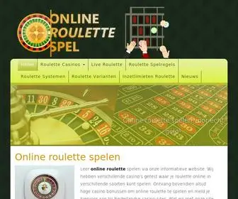 Onlineroulettespel.com Screenshot