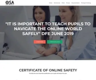 Onlinesafetyalliance.org(Online Safety Alliance) Screenshot