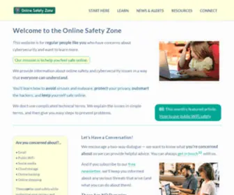 Onlinesafetyzone.com(Online Safety Zone) Screenshot