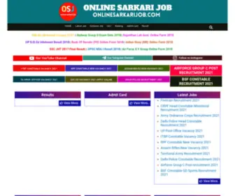 Onlinesarkarijob.com(Online Sarkari Job) Screenshot