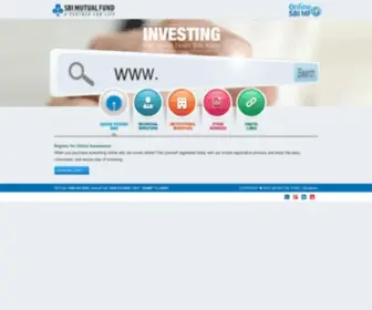 Onlinesbimf.com(Invest Online in Mutual Funds) Screenshot