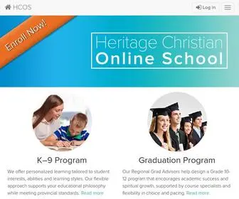 Onlineschool.ca(Heritage Christian Online School) Screenshot