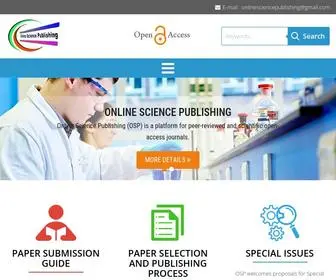 Onlinesciencepublishing.com(Onlinesciencepublishing) Screenshot