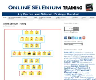 Onlineseleniumtraining.com(Online Selenium Training) Screenshot