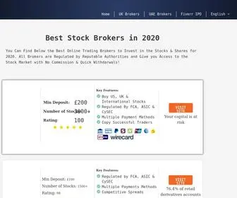 Onlinesharesbrokers.com(Compare the Best Shares Brokers) Screenshot