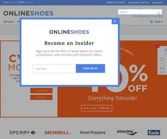 Onlineshoes.com(Footwear & Apparel) Screenshot