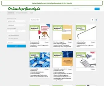 Onlineshop-Guenstig.de(Startrekk sattel) Screenshot