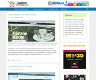 Onlineshoppingbuddy.com(We're Here To Help You Discover Online Shopping) Screenshot