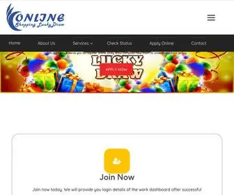 Onlineshoppingluckydarw.com(Callregister online lucky draw complain help customer care number) Screenshot