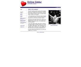 Onlinesiddur.com(Online Siddur) Screenshot