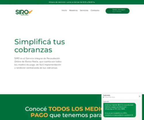 Onlinesiro.com.ar(Inicio) Screenshot