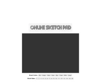 Onlinesketchpad.com(Online Sketch Pad) Screenshot