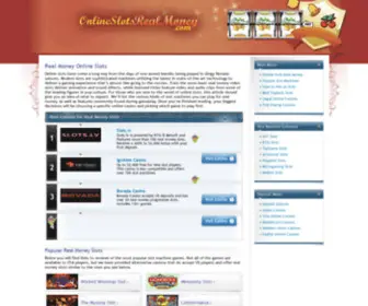 Onlineslotsrealmoney.com(Online Slots Real Money) Screenshot