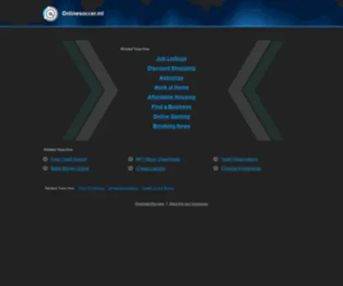 Onlinesoccer.ml(Onlinesoccer) Screenshot