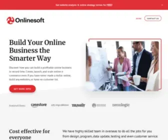 Onlinesoft.com.au(Australian Web Development Company) Screenshot