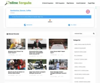 Onlinesorgula.gen.tr(Online Sorgula Online Sorgula) Screenshot