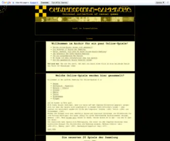 Onlinespiele-Sammlung.de(Die Sammlungen von Pacman) Screenshot