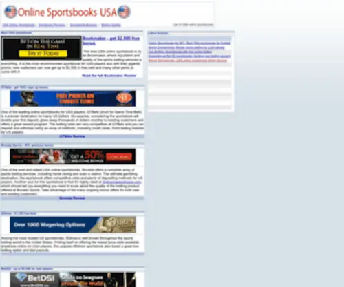 Onlinesportsbooksusa.com Screenshot