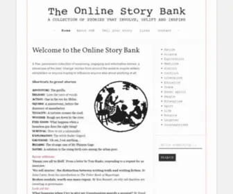 Onlinestorybank.com(The Online Story Bank) Screenshot