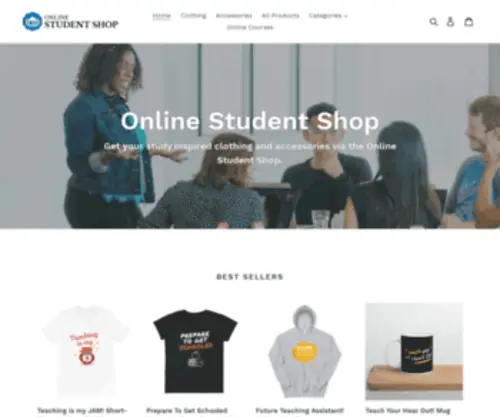 Onlinestudentshop.com(Online Student Shop) Screenshot